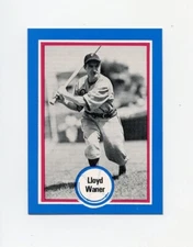 #TN28173 LLOYD WANER 1970's Shakey's Pizza Baseball Card