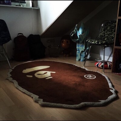 NEIGHBORHOOD BAPE NBHD RUG MAT ラグマット Amazon.com: Bape Rug - 28″ x 20″ Hypebeast Rug for Hypebeast