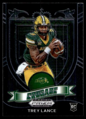 2021 Panini Prizm Crusade Trey Lance Rookie G62 North Dakota State Bison #164