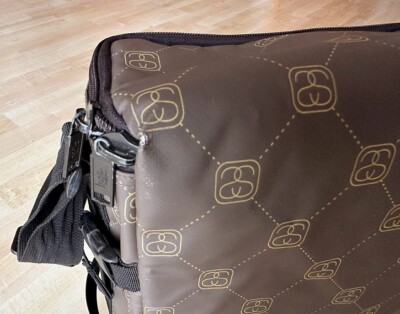 STUSSY Vintage Brown DJ Vinyl Record Bag brown shoulder STUSSY Vintage Brown DJ Vinyl Record Bag brown shoulder