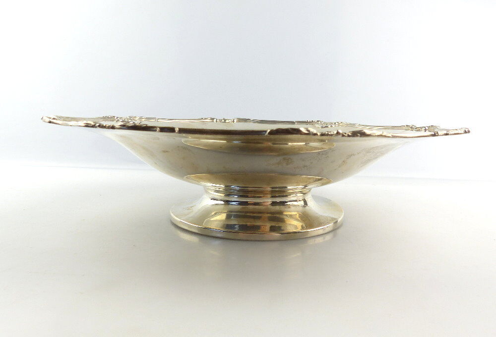 Details zu  #e4923 Englische 925er Silber Schale / Obstschale aus Sheffield Neuer niedriger Preis