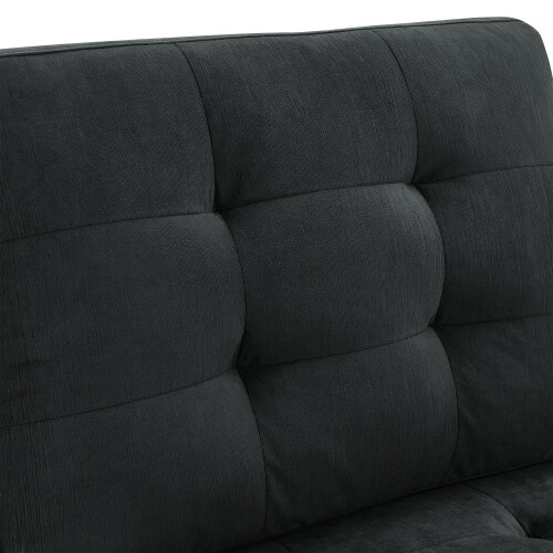 U shape Modular Sectional Sofa Two Single Chair/Two Corner/Two Ottoman Bk Velvet - Picture 5 of 11
