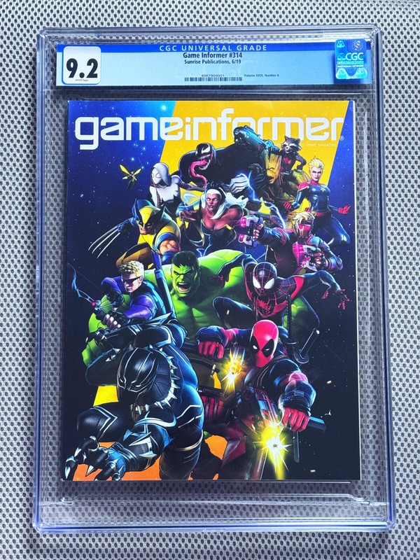 🔥 Game Informer Magazine Marvel Ultimate #314 CGC 9.2 Nintendo Power Mag Rare