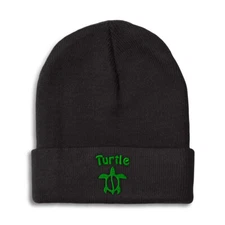 Beanies for Men Turtle Winter Hats for Women Acrylic Skull Cap 1 Size
