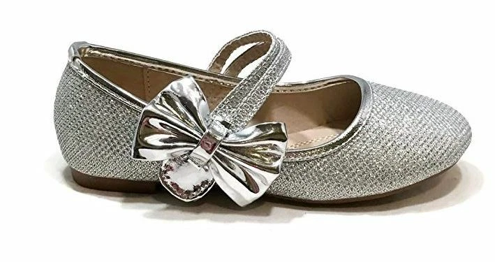 Anna Home Collection BELLA MARIE SILVER GLITTER Vestido Ballet Plano 10 NIÑOS PEQUEÑOS Foto 3 de 4