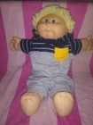 VINTAGE CABBAGE PATCH KID, Boy, Blonde Hair, Blue Eyes,