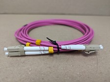 3M OM4 MM Multimode 50/125 LC-LC LSZH Tough Jacket FIBRE OPTIC PATCH LEAD violet