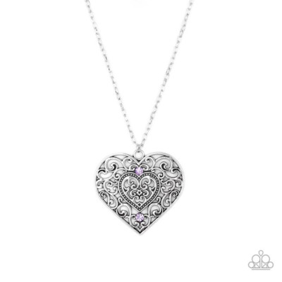 Paparazzi Classic Casanova Purple Necklace - New