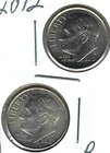 2012-P+D Uncirculated Both Business Strikes Roosevelt Dimes!