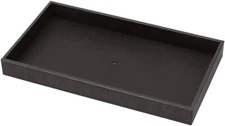  12 Insert Trays Jewelry Black Plastic Storage 14 ¾" x 8 ¼" x 1 ½"  Stackable 