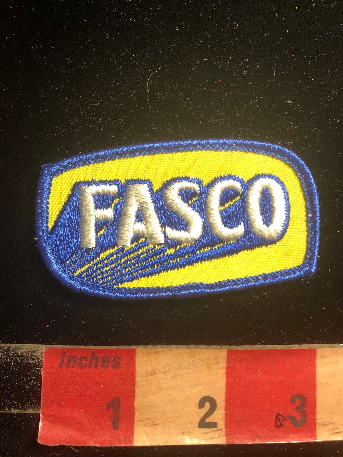 Vtg FASCO Fasteners Tools Embroidered Cloth Advertising Patch 99RI eBay