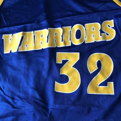 Vintage 90's Blue Golden State Warriors Joe SMITH #32 NBA Sz