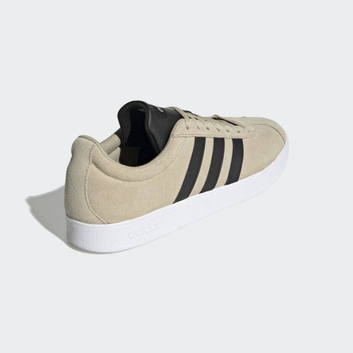 adidas VL COURT 2.0 Trainers Beige/Black/White UK Size 6 EUR 39.5 - Genuine - Picture 12 of 12