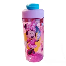 Zak Disney Minnie Mouse/Daisy Duck Water Bottle-16.5 Oz-Pop Top-Carrying Handle
