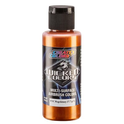 Createx W365 Metallic Burnt Orange 2oz. Water-Based Universal Airbrush Paint