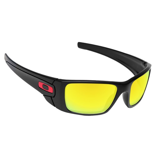 Hawkry Polarized Replacement Lenses for-Oakley Fuel Cell 24K Golden Mirror - Picture 3 of 3