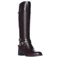Franco Sarto Lapis Wide Calf Riding Boots - Oxford Brown, 5.5 Us / 35.5 Eu on sale Franco Sarto Lapis Wide Calf Riding Boots - Oxford Brown, 5.5 Us / 35.5 Eu on sale