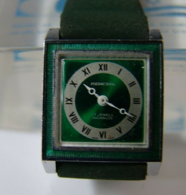 vintage MIREXAL 17 Jewels Incabloc Swiss Switzerland women wristwatch