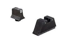 Trius Bright/Tough Night Sights 3 Dot Sight System White/Black GL201-C-600658
