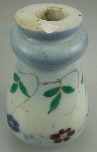 Lot of 4 Porcelain Ceramic Bed Post Finials Floral Design Home Decor LR3 - Picture 2 of 4