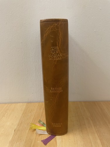 The New Marian Missal For Daily Mass Regina 1963 Deluxe Leather Father Juergens - Picture 2 of 9