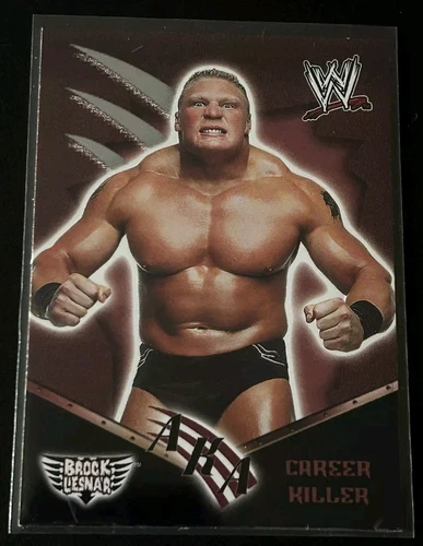 2002 Fleer WWE Royal Rumble BROCK LESNAR AKA Career Killer #77 RC Rookie Card