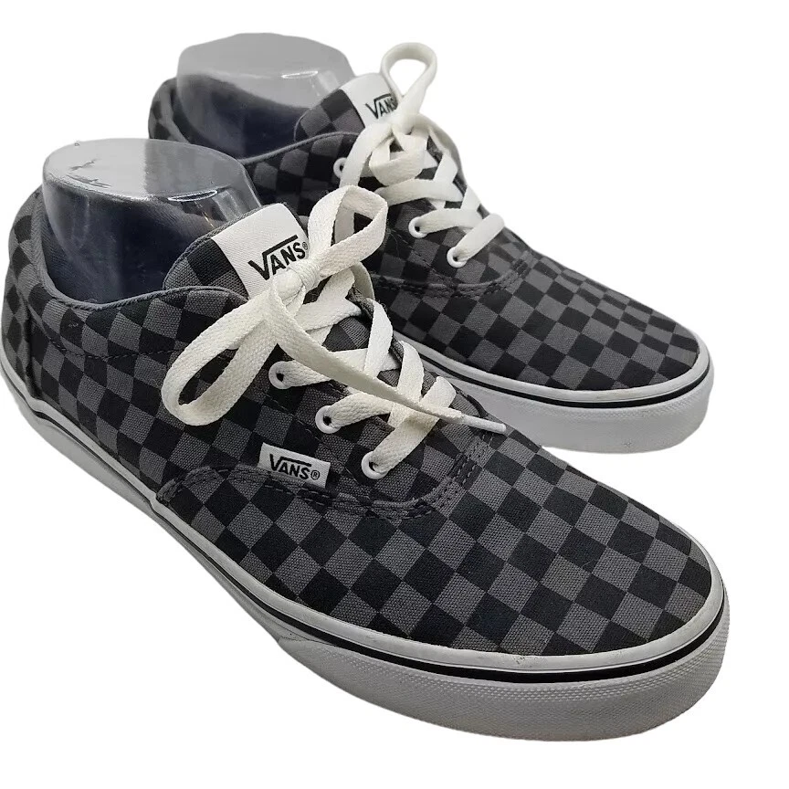 Scarpe sneakers Vans Off The Wall uomo taglia 7 quadri nero e grigio tela