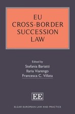 Eu Cross-border Succession Law, Hardcover by Bariatti, Stefania (EDT); Viaren...
