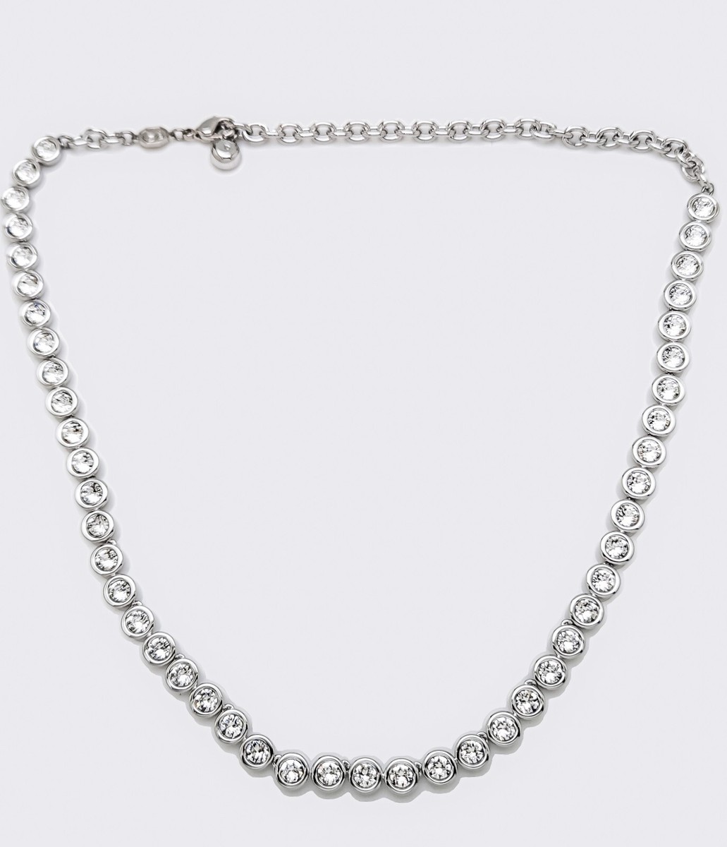 NEW Authentic SWAROVSKI Rhodium White Crystals Imber Tennis 