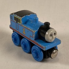 Thomas The Train Wooden Railway Vintage 2000 1 Blue Tank Engine Learning Curve