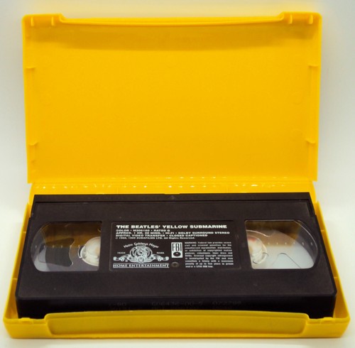 THE BEATLES YELLOW SUBMARINE VHS 1968 Psychodelic Animated Film Sgt Peppers LHCB - Picture 5 of 5