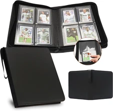 Toploader Binder,  Top Loader Card Storage Holds 96 Cards, 4 Pocket Toploader Ca