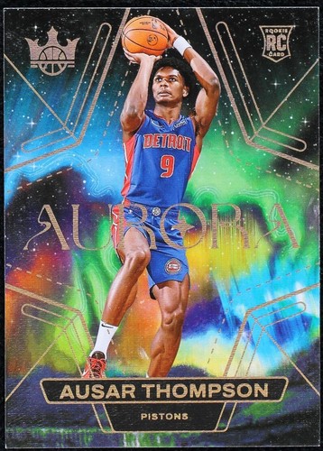 2023-24 Panini Court Kings Ausar Thompson Fresh Paint ROOKIE AUTO 