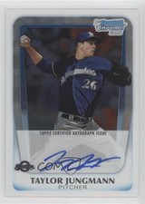 2011 Bowman Draft Chrome Prospects Auto Taylor Jungmann #BCAP-TJ Auto sh7