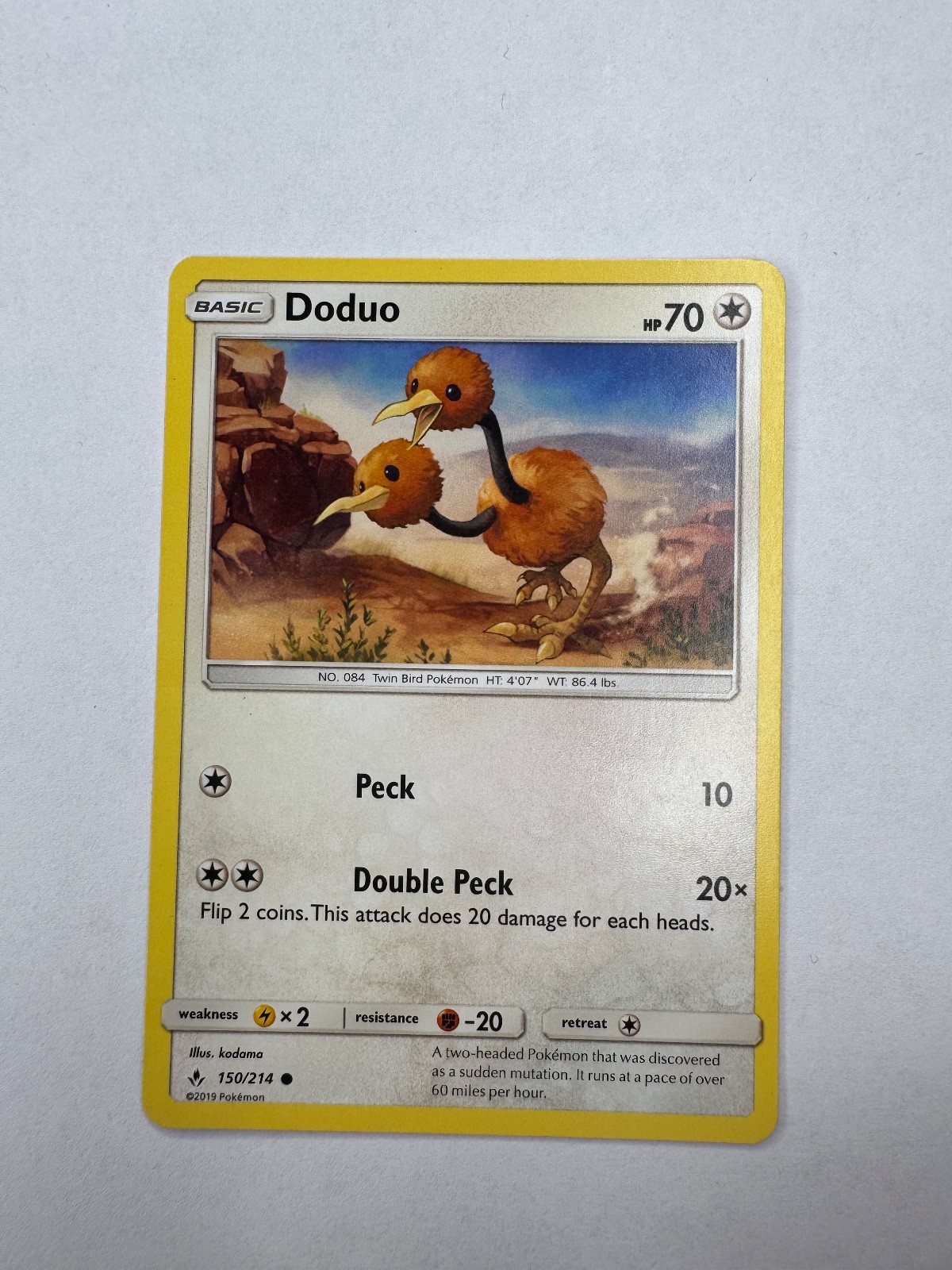 Doduo Common SM - Unbroken Bonds 150/214 NM