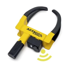 ARTAGO ART872 High-End Wheel Clamp Lock, 2in1 Without/with 120dB Alarm +Night...