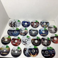 XBOX 360 Lot of 19 Games - DISC ONLY - Batman Dead Space Marvel Capcom WWE Halo