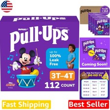 Boys Potty Training Pants 112ct 3T-4T Disney Mickey Mouse Leak-Free