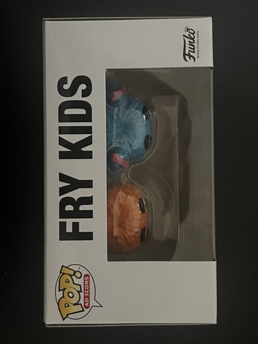 Funko Pop! Ad Icons McDonald's Fry Kids Orange and Blue 2 Pack NEW - Picture 5 of 6