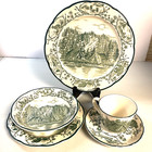 International Bob Timberlake Camp Green 5 PC Set Lodge Outdoor Plates Bowl Cup — photo 1