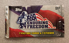 2001 Topps Enduring Freedom Pack Unopened Sealed Possible Osama Bin Laden #19 — photo 1