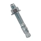 3/4" x 5" Wedge Anchor Bolt Fastener for Concrete Cement - Zinc-Plated (4)