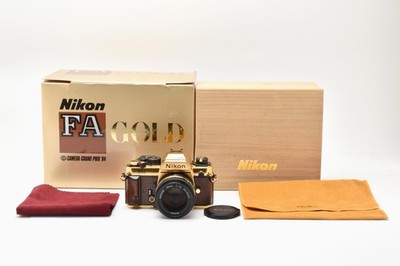 [Unbenutzt in Verpackung] Nikon FA GOLD GRAND PRIX 84 Filmkamera Ai-S 50 mm...