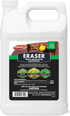 Inc. 82004319 Eraser Weed & Grass Killer Concentrate, 1_Gallon, 128 Oz