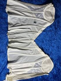 Vintage JCPenney Adonna Bra 34c White Corset Padded Underwire Bustier *Flaw*