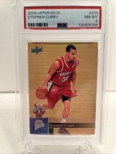 2009 Upper Deck Stephen Curry Rookie Card RC #234 PSA 8. rookie card picture