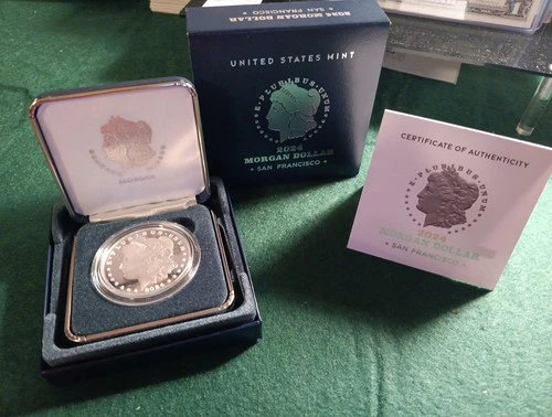 2024 United States Mint Proof Morgan Dollar San Francisco Silver Coin .999Silver