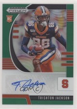 2020 Panini Prizm Draft Picks Rookies Green Trishton Jackson #286 Auto g6p