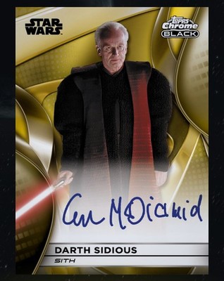DIGITAL TOPPS STAR WARS CARD TRADER SMUGGLERS OUTPOST 50C GOLD SIG DARTH SIDIOUS