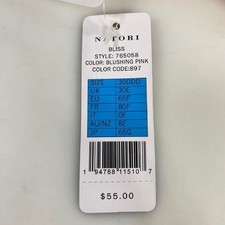 Natori Womens Bliss Maternity Nursing Bra 30DDD Pink Wireless Comfy Everyday NWT